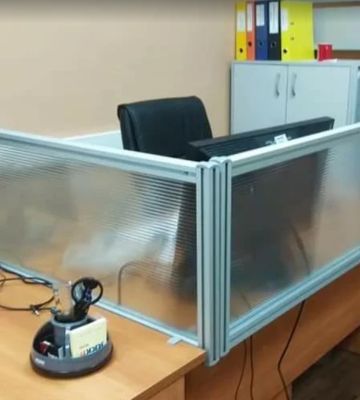 Настольные экраны для офиса от производителя Алькон