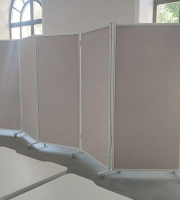Мобильные офисные перегородки на колесах